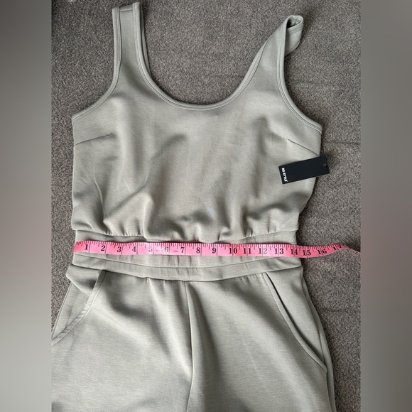 RD Style Khaki Sleeveless Romper - Picture 7 of 8